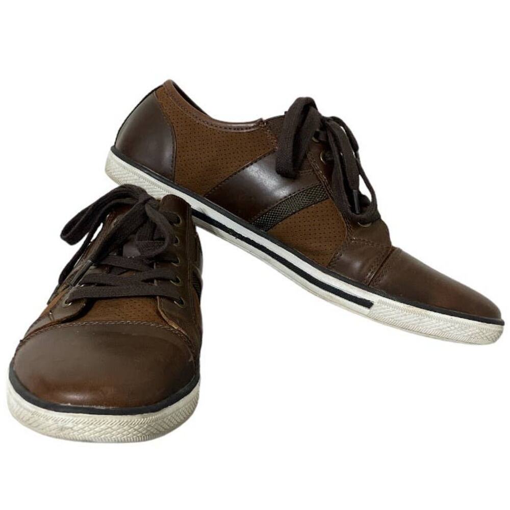 Unlisted by Kenneth Cole Shiny Crown Fashion Sneaker Chestnut Brown - Picture 3 of 8